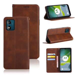 Motorola Moto E Serie PU Einfarbig Moto E13 Handyhülle Mode #2291