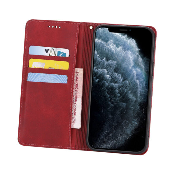 Motorola Moto E Serie PU Einfarbig Moto E13 Handyhülle Mode #2291 – Bild 7
