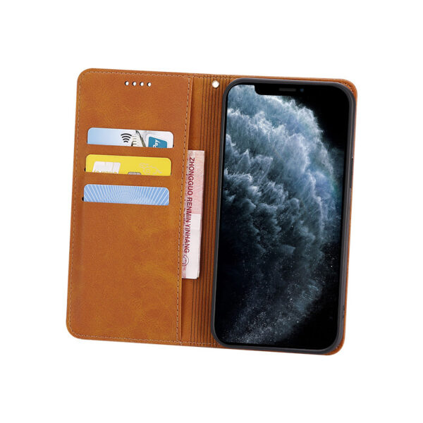 Motorola Moto E Serie PU Einfarbig Moto E13 Handyhülle Mode #2291 – Bild 8