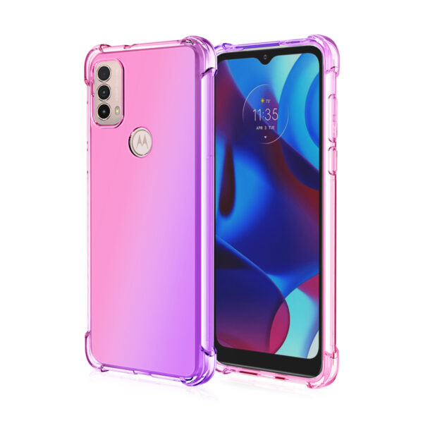 Motorola Moto E Serie Farbverlauf Mode Handyhülle TPU Moto E30 #2299 – Bild 5
