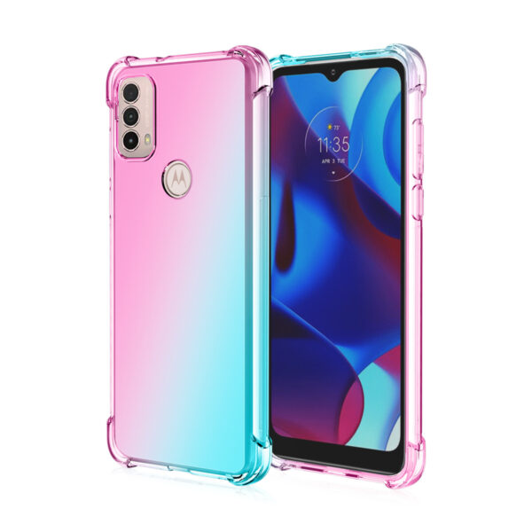 Motorola Moto E Serie Farbverlauf Mode Handyhülle TPU Moto E30 #2299 – Bild 7