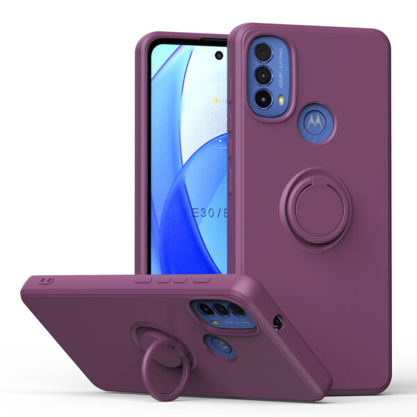 Motorola Moto E Serie TPU Moto E40 Ring Handyhülle Mode #2308 – Bild 8