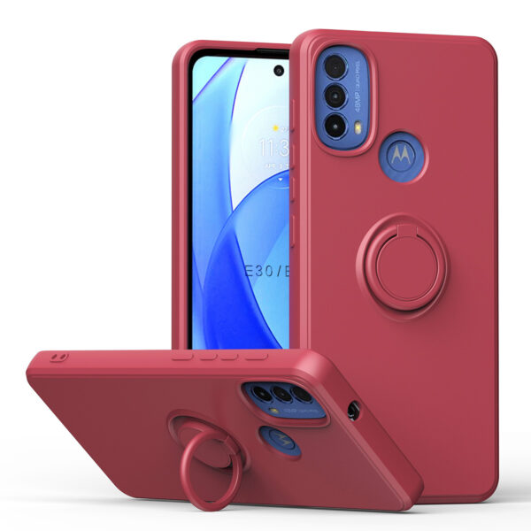 Motorola Moto E Serie TPU Moto E40 Ring Handyhülle Mode #2308 – Bild 14