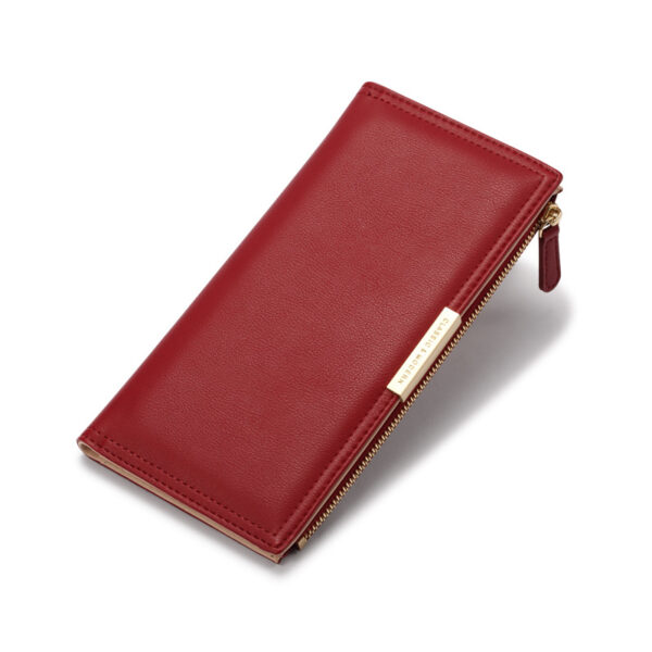 Geldbörsen Und Taschen Mode Einfarbig PU Geldbörse Universal #3210 – Bild 2