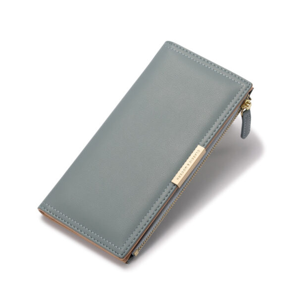 Geldbörsen Und Taschen Mode Einfarbig PU Geldbörse Universal #3210 – Bild 4